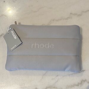 RHODE Light Gray Bubble Pouch